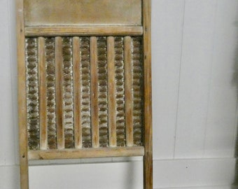 Vintage washboard, home decor laundry room, prop craft show farmhouse decoration