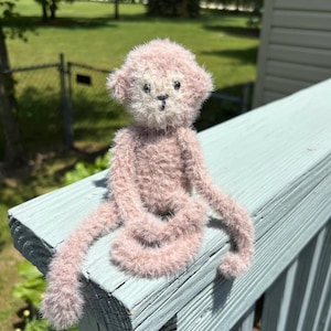 Crochet Monkey, Handmade Monkey, Crochet Plushie, Monkey Plushie