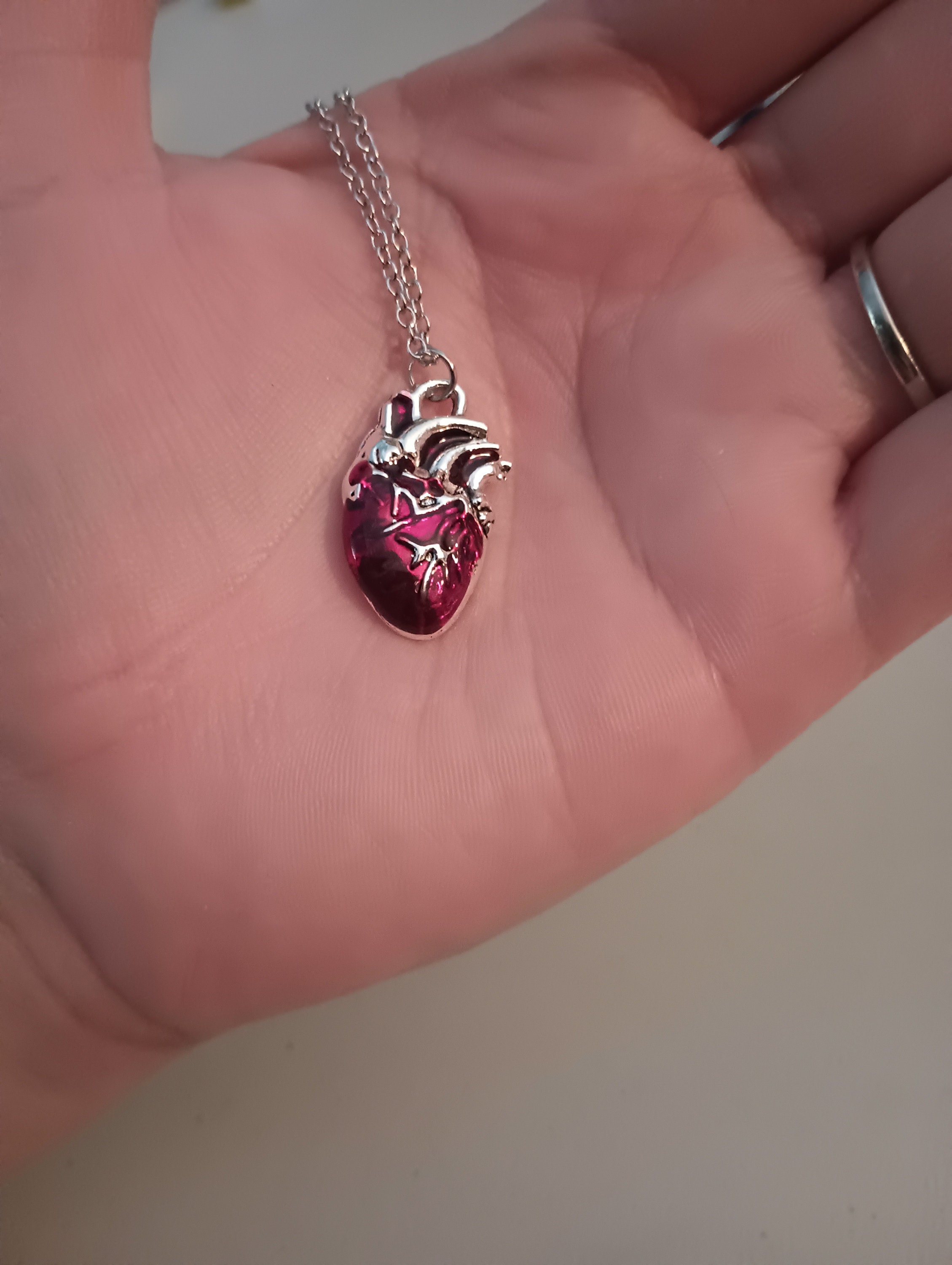 I HEART U Necklace - Etsy