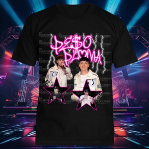 Peso Pluma Pink Stars regionale mexikanische Sängerin T-Shirt
