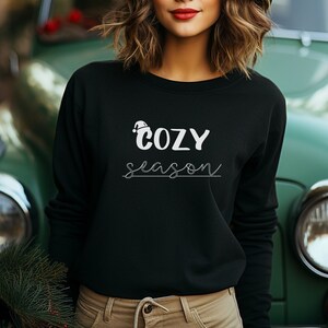 Cozy Christmas Sweatshirt, Festive Holiday Pullover, Gift for Her, Winter Pullover, Cozy Apparel, Joyful Jumper, Winter Top