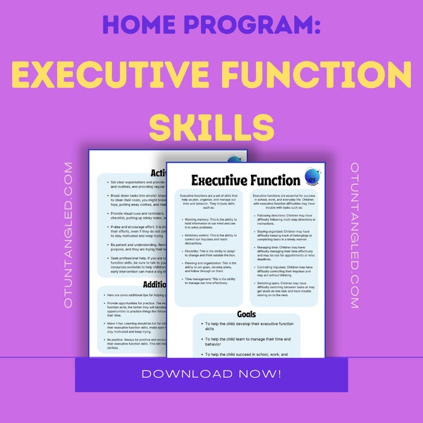 Executive Function Home Program