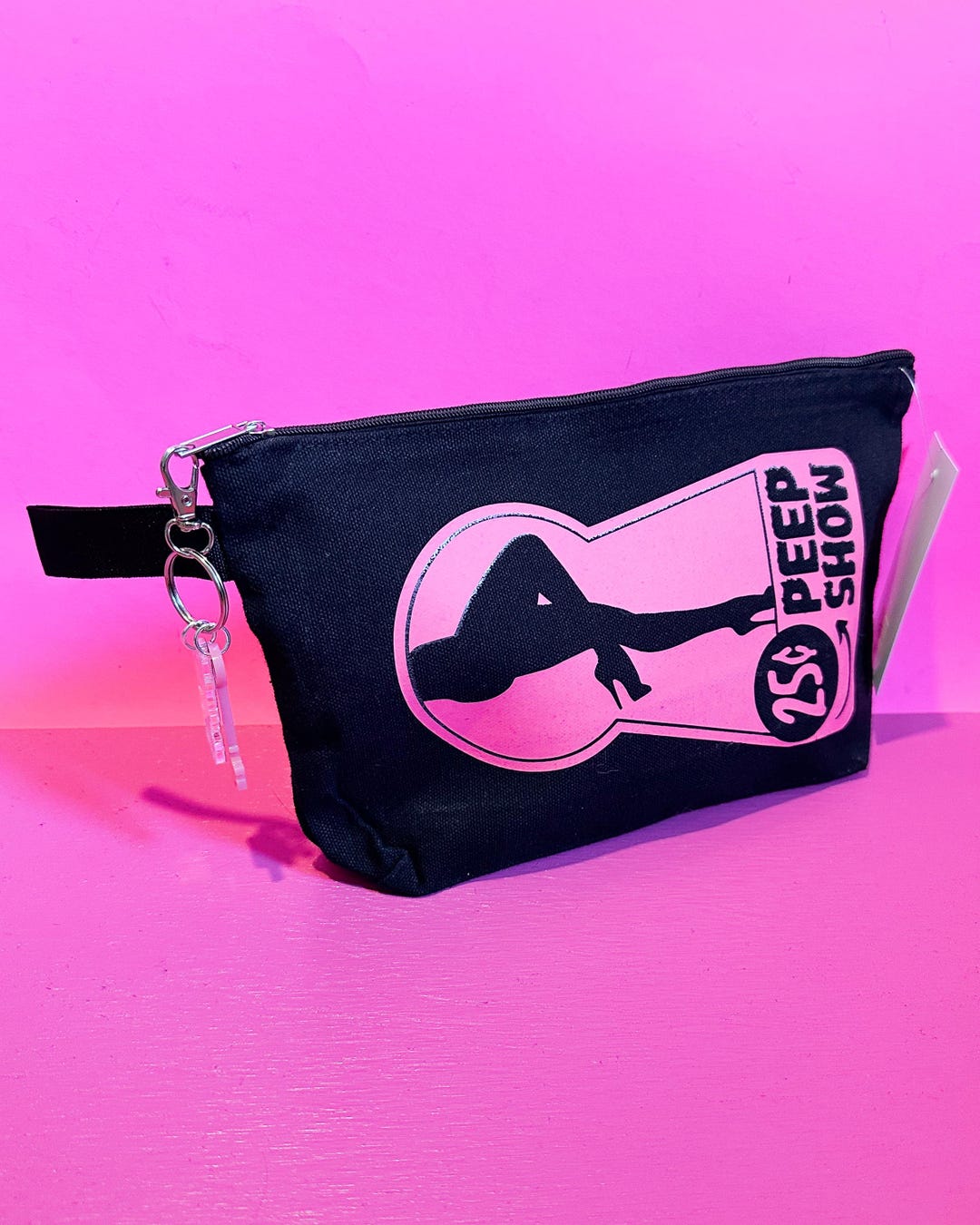 Retro Peep Show Keyhole Makeup Bag