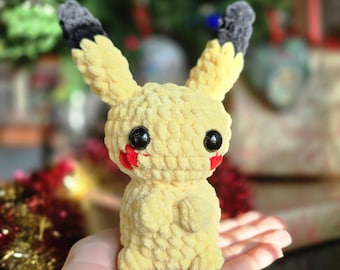 Bobble Pikachu Crochet Pattern Market Friendly Amigurumi [Digitial Download]