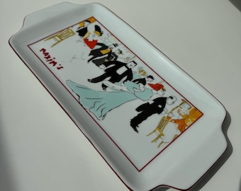 Serving tray Maxim's Paris France porcelain