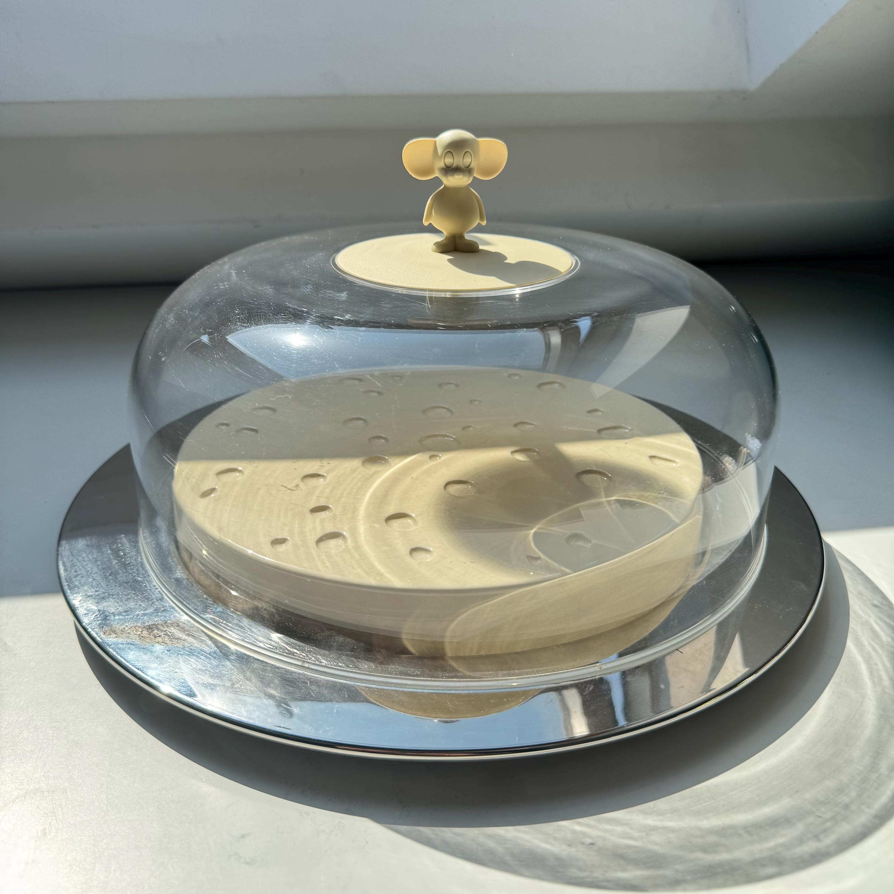 ☆希少☆ ALESSI アレッシ　Figureシリーズ　デザートプレート Michael Graves for Alessi Cheese Board With Mouse Handle – Rare