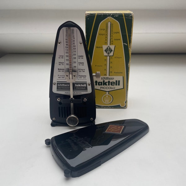 Vintage metronome Wittner Taktell Piccolo Germany black