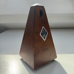 Vintage Wittner Metronome Wooden Pyramid Made in Germany Mechanical Metronome Classic Music Instrument Decor
