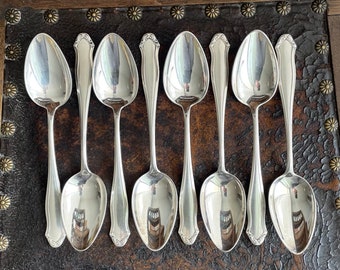 WMF Patent 90 set of silver plated soup spoons Germany