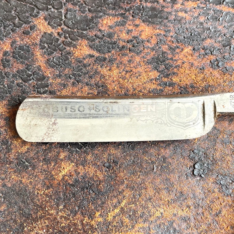 Robuso Solingen Vintage Straight Razor Germany - Etsy