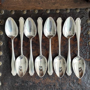 WMF Patent 90 set of silver plated soup spoons Germany image 2