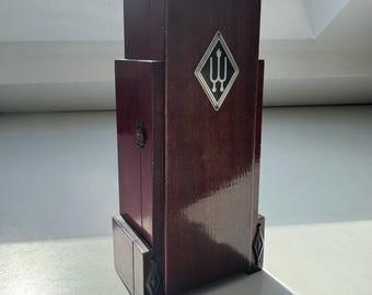 Vintage Wittner Metronome, Wooden Art Deco Case, Maelzel System, Germany, Mechanical Music Instrument, 1930s–1950s