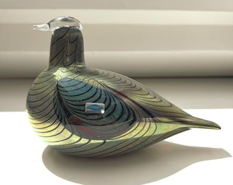 Oiva Toikka Iittala Art Glass Turkey Fowl - Etsy