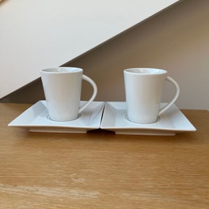 Set of mugs with saucers Nubo Villeroy&Boch porcelain