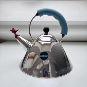 Wasserkocher Michael Graves 9093 Alessi Italien Design Edelstahl