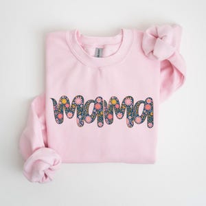 Floral Mama Shirt, Mother&#39;s Day Shirt, Mother&#39;s Day T-Shirt, 2025 Mother&#39;s Day Gifts, Mama Sweatshirt, Mom Shirt, Gift For Mom