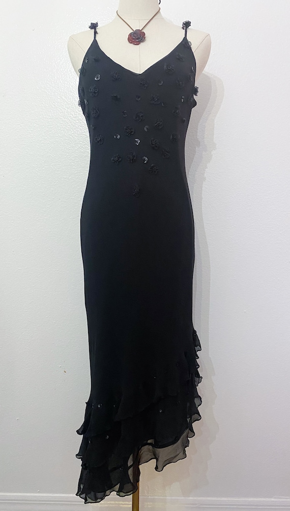 Vintage 90’s rayon silk bias slip dress