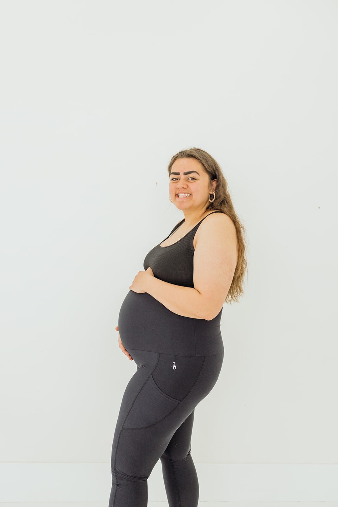 Tall Maternity Leggings High Waisted Maternity Leggings Long Etsy