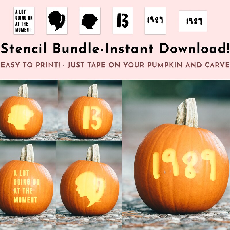 Pumpkin Carving Stencil - Etsy