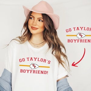 Go Taylor&#39;s Boyfriend PNG & SVG, Travis and Taylor shirt PNG, In my Chiefs era, 87 Lover, Kansas City, Football, Retro Chiefs, Eras Tour,