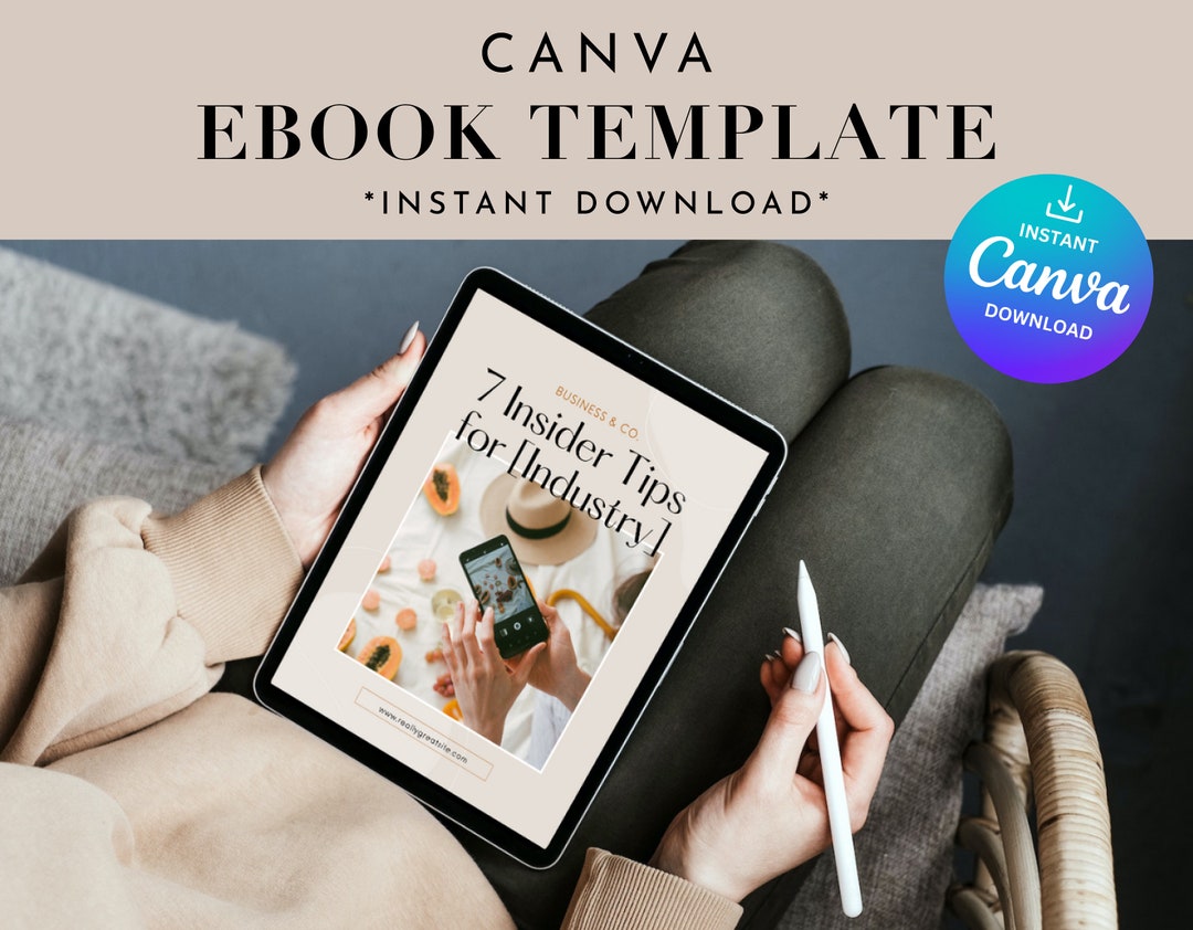 Ebook Template Canva | Digital Guide Book for Coaches & Bloggers | Lead ...