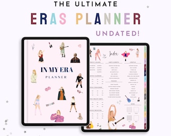 UNDATED-In My Era Planner | Undated Digital Planner | Reusable Daily, Weekly Monthly Planner | GoodNotes Calendar iPad Planner Calendar Eras