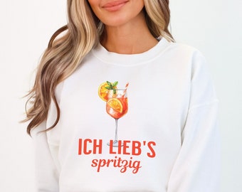 Ich liebs spritzig Shirt Funny Alcohol Party Statement Tee Drinking Joke JGA Girls Trip