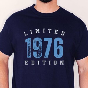 Limited Edition Shirt 1976 T-Shirt 50th Birthday Gift for Men image 1