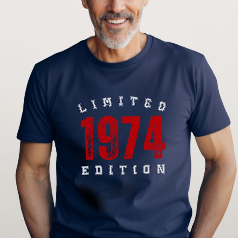 50th Birthday Shirt for Men, 1976 Limited Edition Year T-Shirt, Gift for Him, 50th Birthday Men's Birthday Gift 1976 Shirt image 10