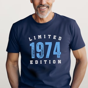 50th Birthday Shirt for Men, 1976 Limited Edition Year T-Shirt, Gift for Him, 50th Birthday Men's Birthday Gift 1976 Shirt image 8