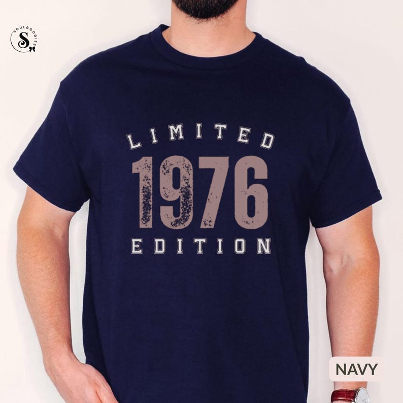 Limited Edition Shirt 1976 T-Shirt 50th Birthday Gift for Men image 4