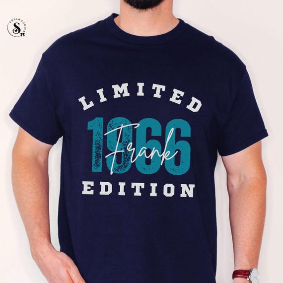 60. Geburtstag Shirt personalisiertes Premium T-Shirt Jahr 1966 Geschenk