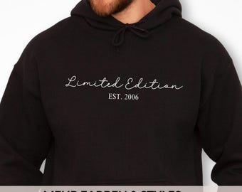 Sweater 18 Birthday Gift 2007 Shirt Limited Edition 2007 Hoodie Gift Boy Born 2007 18th Birthday Shirt Unisex 18th Hoodie Gift for him