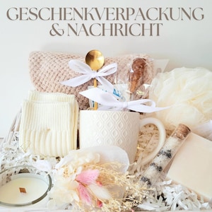 Wellness Geschenkbox Karte personalisiert Geschenk Frau Entspannung Geschenk Wellness für Mama Auszeit Geschenk Spa Set Dankeschön Geschenk