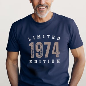 50th Birthday Shirt for Men, 1976 Limited Edition Year T-Shirt, Gift for Him, 50th Birthday Men's Birthday Gift 1976 Shirt image 5