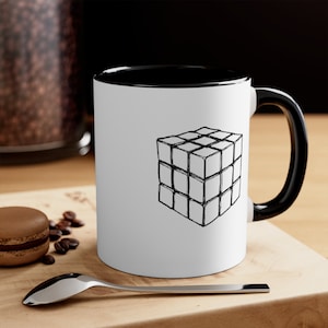 Rubik&#39;s Cube Coffee Mug, 11oz