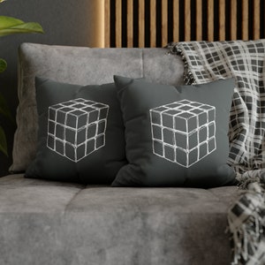 Rubik&#39;s Cube Square Pillow Case