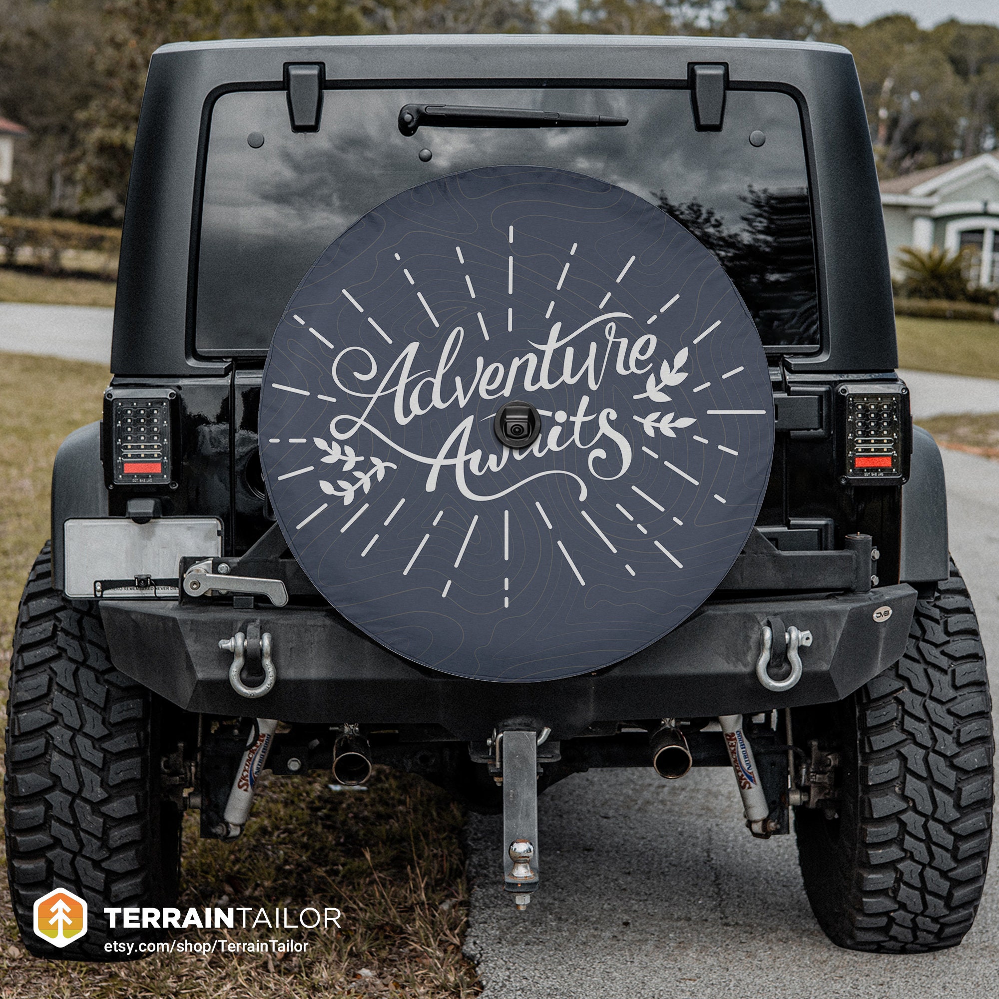 Camping Tire Cover Etsy