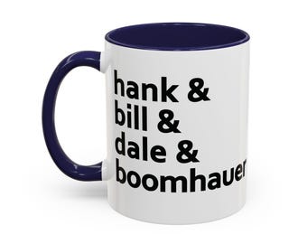 Hank Bill Dale Boomhauer accentkoffiemok (11 oz of 15 oz)