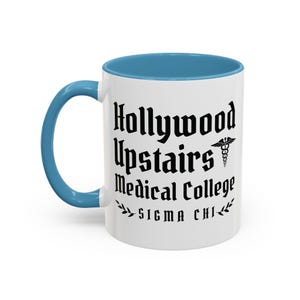 Hollywood Upstairs Medical College Accent Coffee Mug (11oz or 15 oz)