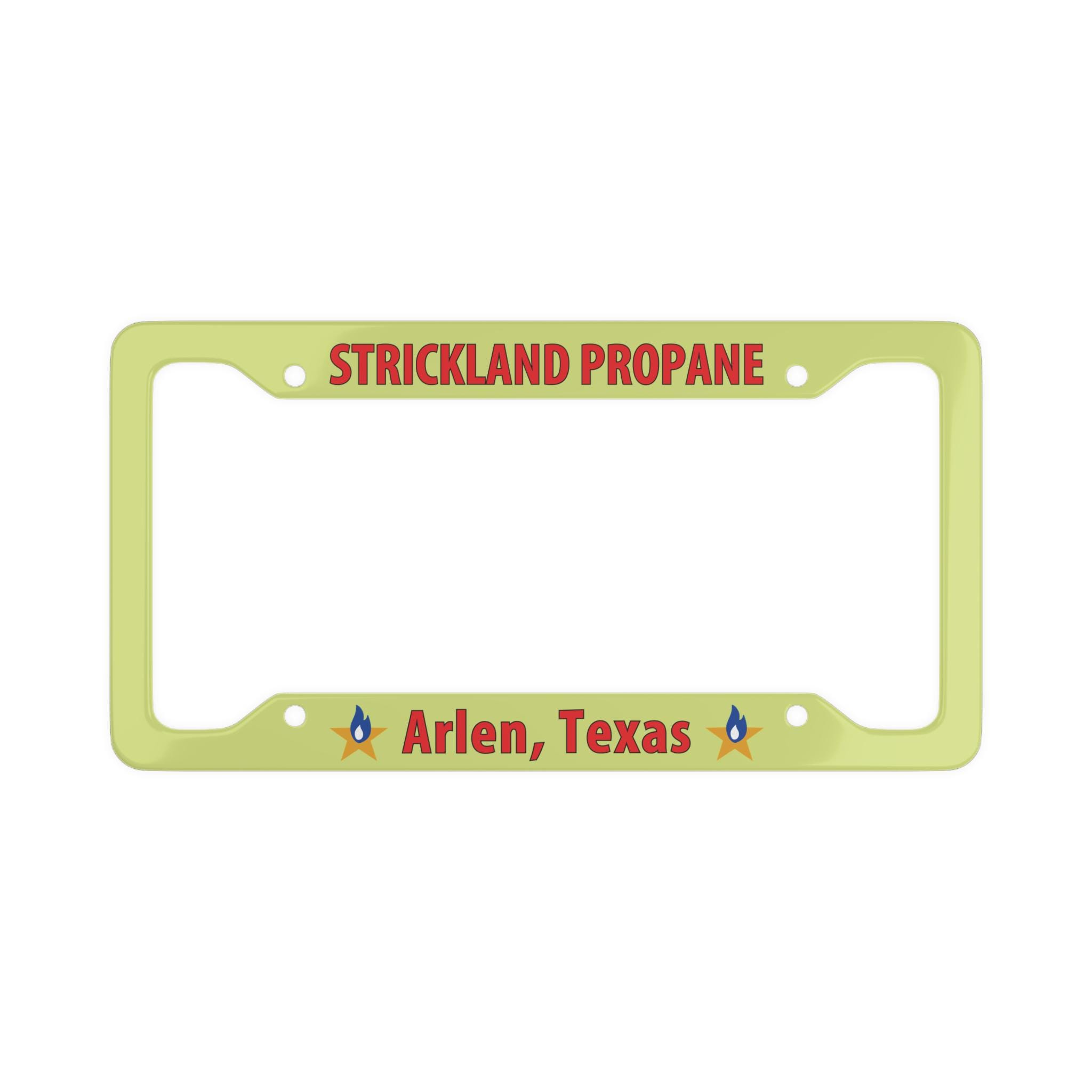 Honey Bees License Plate Frame - Aluminum Car Tag Holder With Bee Design