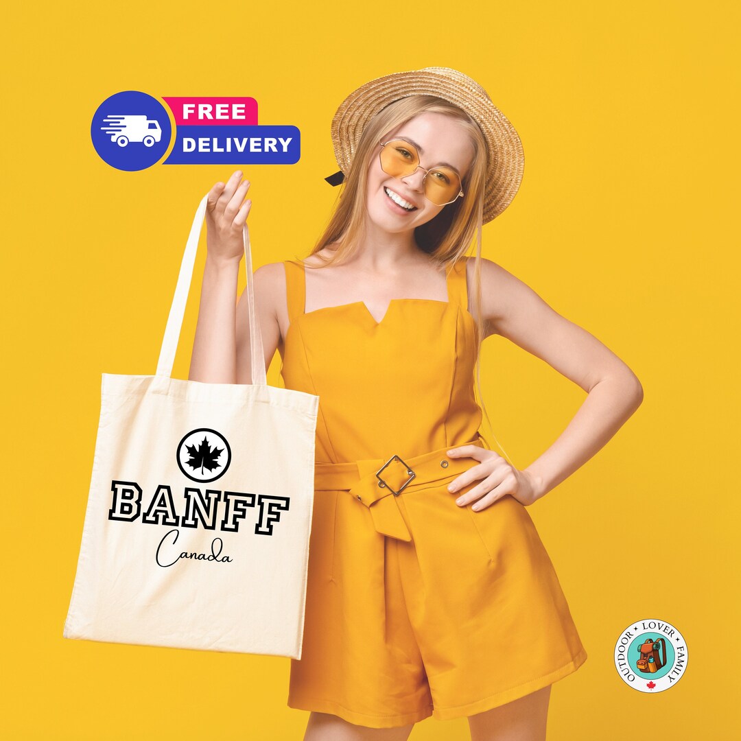 Eco Friendly Shopping Bag Classic Tote Bag Banff Canada Etsy