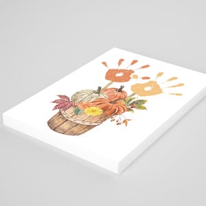 Fall Printable Art Bundle | DIY Handprint Crafts, Keepsake Decor ...