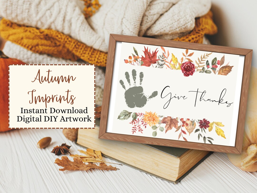 Thanksgiving Handprint Keepsake Kids Craft for Preschool and Homeschool ...