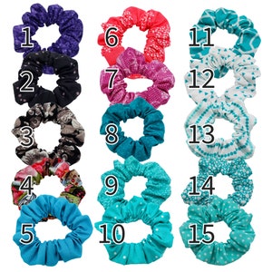 Cotton Scrunchies, Hair accessories, Hair Ties