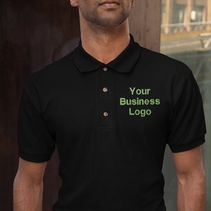Custom Embroidered Polo shirts, Personalized Polo shirt, DryBlend polo, Moisture Wicking Polo, Coach Polo, Work Apparel, Embroidered Logo