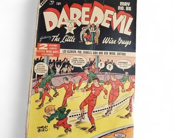 Daredevil Little Wise Guys 1941 #86 Lev Gleason Good (GD) Condition Comic Book Vintage Old Cool Intact