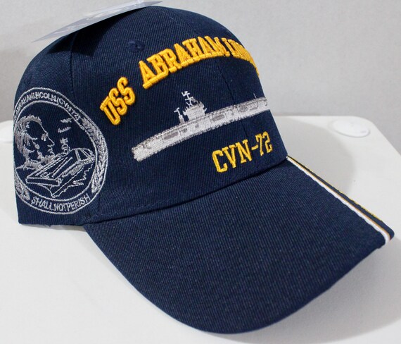 U.S. Navy Baseball Hat. Officially Licensed USS Abraham Lincoln