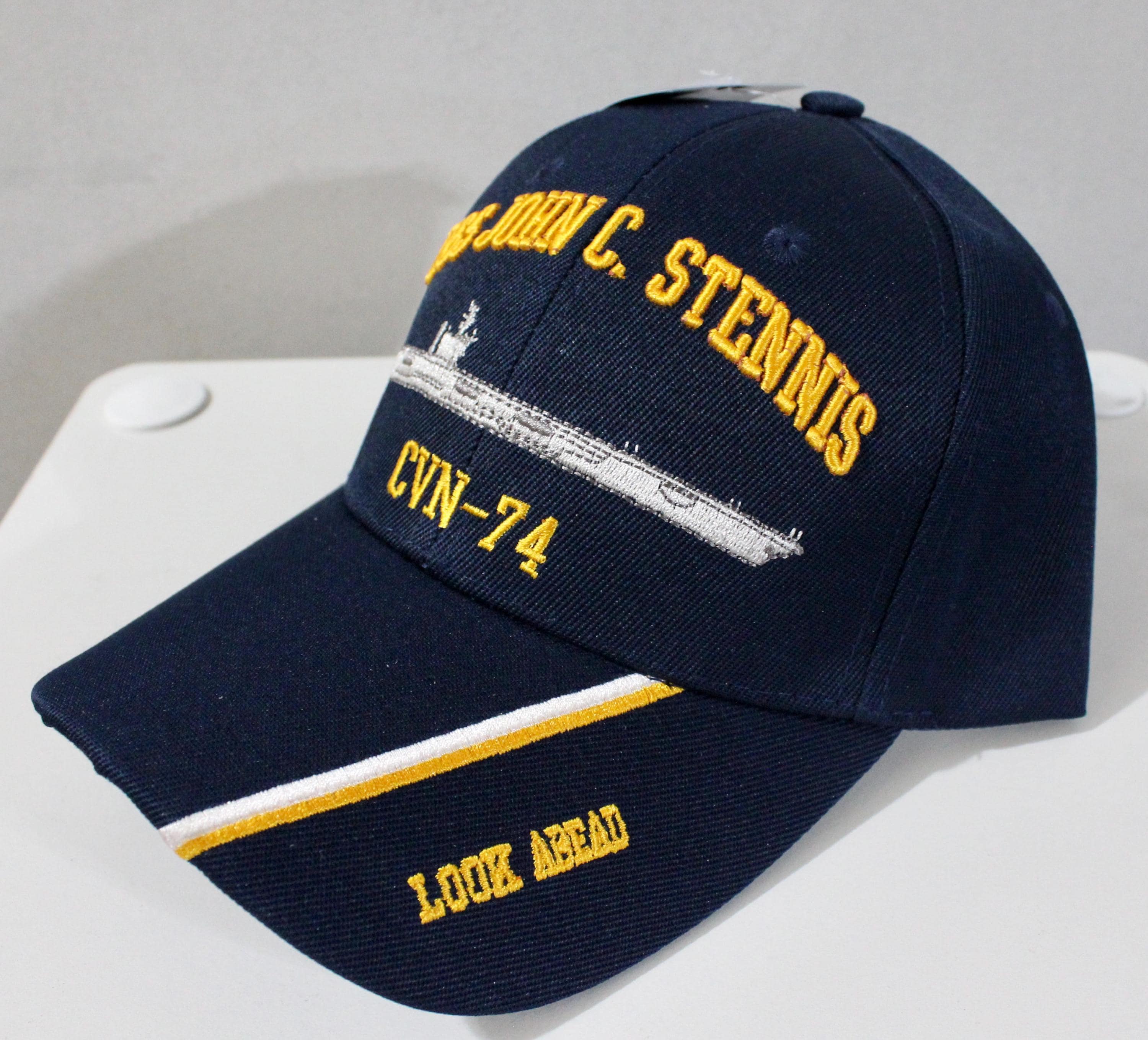 U.S. Navy Baseball Hat. USS John C. Stennis CVN-74 Hat. Adjustable