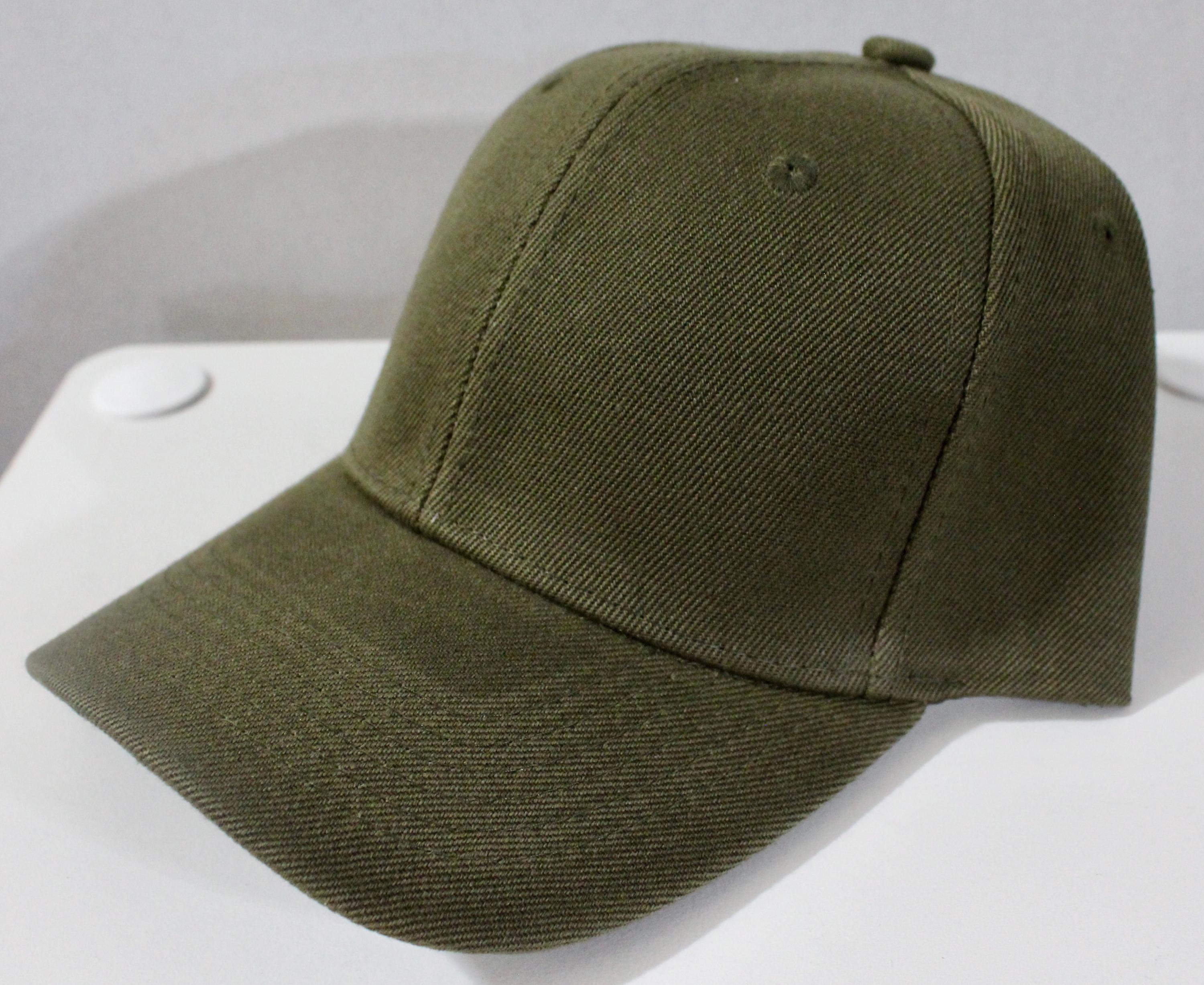 Unisex Olive Baseball Toggle Cap Classic Imported Adjustable Plain Hat Olive Organic Cotton Stretch Twill – CHORD main image 3